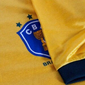 Alternative view of Retro Brazil 1988-91 Home Jersey