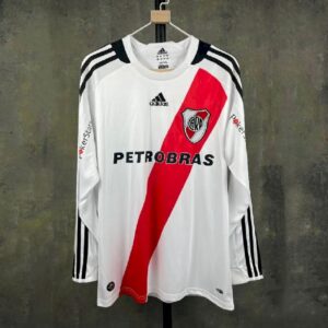 Retro River Plate 2009/2010 Home Long Sleeve Jersey