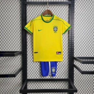 Retro Brazil 1998 Home Kids Kit