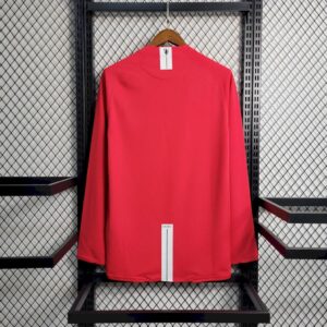 Alternative view of Retro Manchester United 2007/08 Home Long Sleeve Jersey