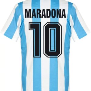 Alternative view of Retro Argentina 1986 Maradona Home Jersey