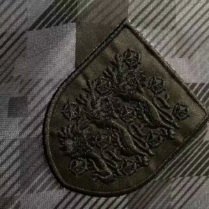 Alternative view of Retro England 1990 Blackout Jersey