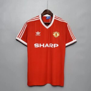 Alternative view of Retro Manchester United 1982/84 Home Jersey