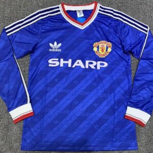 Retro Manchester United 1986/88 Third Long Sleeve Jersey