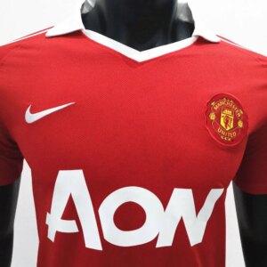 Alternative view of Retro Manchester United 2010/11 Home Jersey