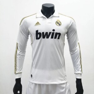Retro Real Madrid 2011/12 Home Long Sleeve Jersey
