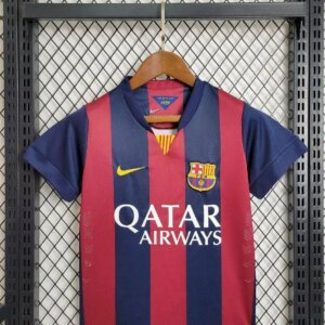 Alternative view of Retro Barcelona 2014/15 Home Kids Kit