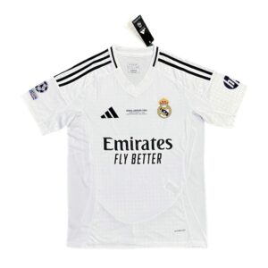 Mens Real Madrid 2024/25 Home Champions League Champions Jersey