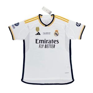 Mens Real Madrid 2023/24 Home Champions League Champions Jersey