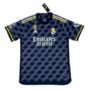 Mens Real Madrid 2023/24 Away Champions League Champions Jersey