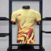 Mens Spain 2024/25 Yellow Jersey Player Version