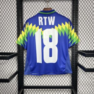 Alternative view of Retro Brazil 1995 Away Corteiz Jersey