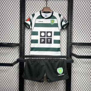 Retro Sporting CP 2001/03 Home Kids Kit