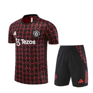 Maillot d'entraînement unisexe Manchester United 2024/25 + short 14001