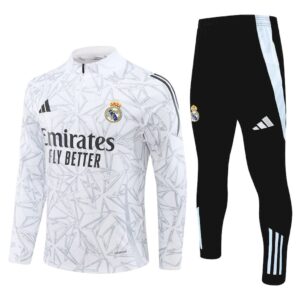 Unisex Real Madrid 2024/25 Half-Zip Adult Sweater+Pant 14001
