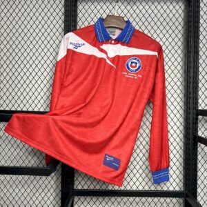 Retro Chile 1998 Home Long Sleeve Jersey