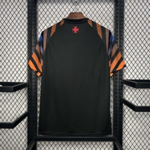 Alternative view of Mens Vasco Da Gama 2024/25 Kappa Warm-up Black Jersey