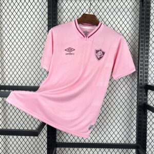 Mens Fluminense 2024/25 Pink October Jersey