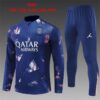 Maglia+pantalone Unisex Paris Saint-Germain 2024/25 Mezza Zip Bambini 14001