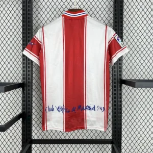 Alternative view of Retro Atletico Madrid 1999/00 Home Jersey