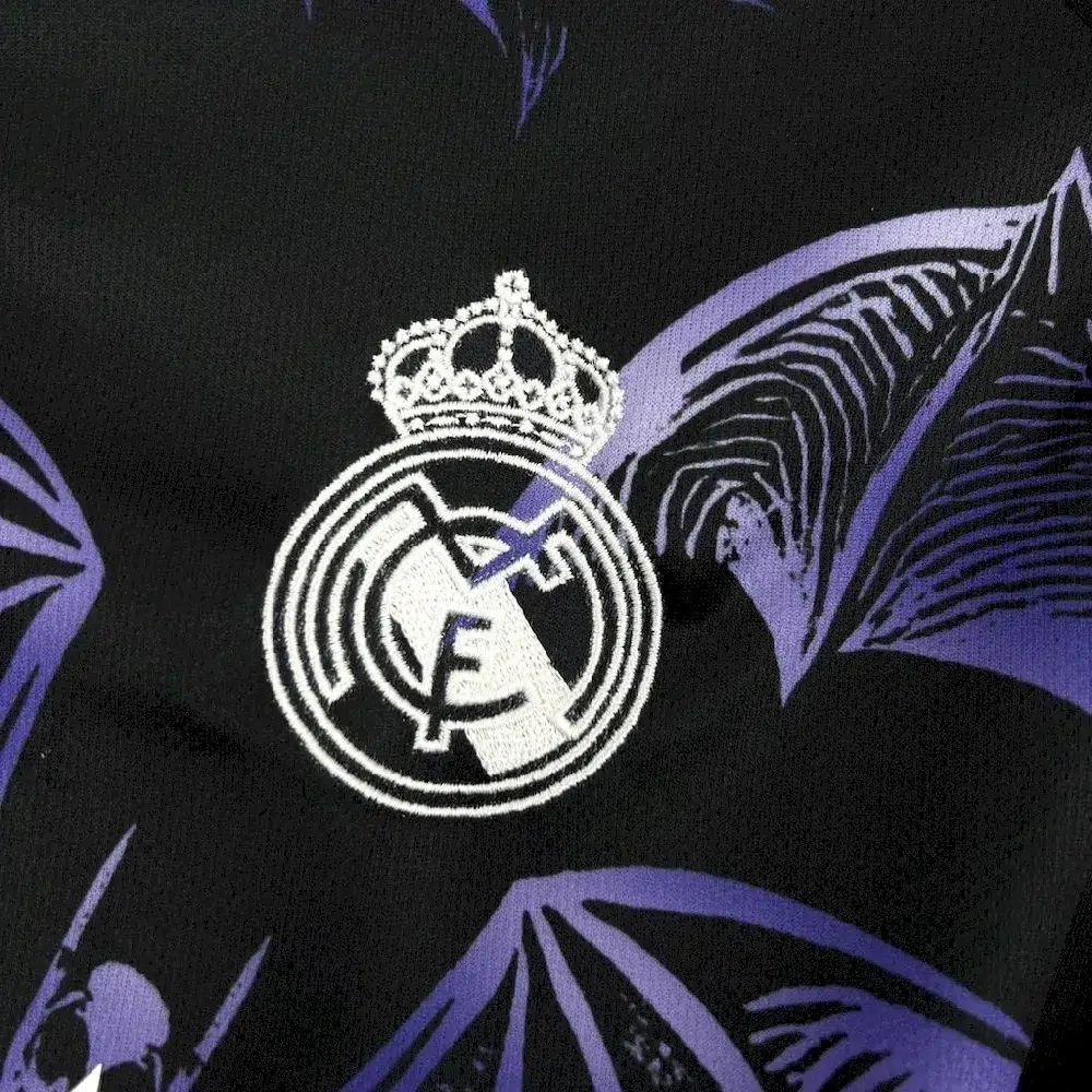 Mens Real Madrid 2024/25 Purple Bat Football Jersey - Imagen 6