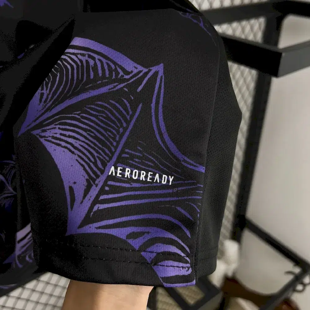 Mens Real Madrid 2024/25 Purple Bat Football Jersey - Imagen 3