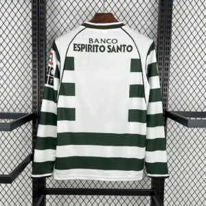 Alternative view of Retro Sporting CP 2001/03 Home Long Sleeve Jersey