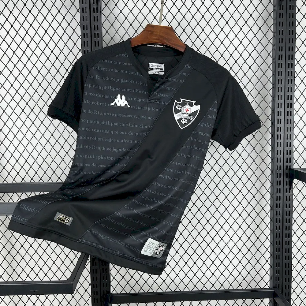 Mens Vasco Da Gama 2024/25 Black Jersey