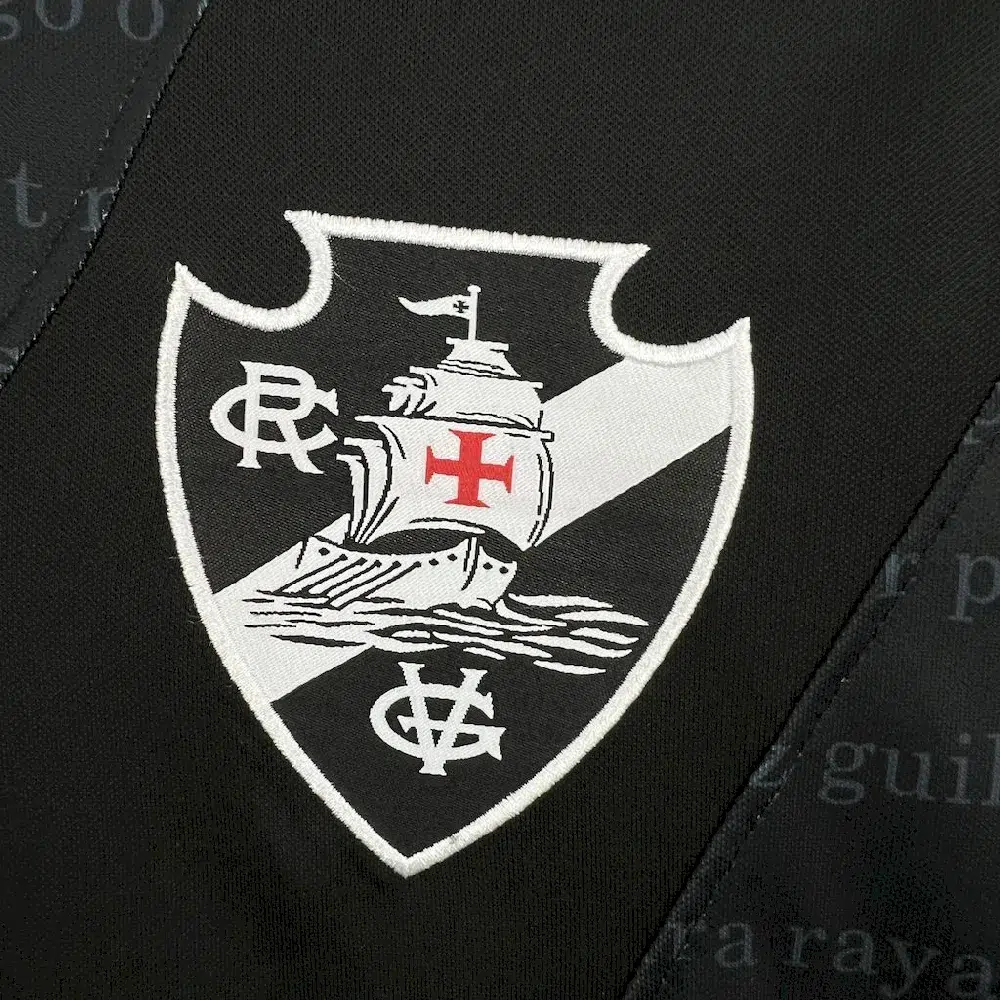 Mens Vasco Da Gama 2024/25 Black Jersey – Bild 7