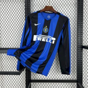 Retro Inter Milan 2004/05 Home Long Sleeve Jersey