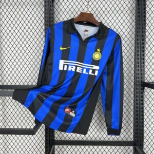 Retro Inter Milan 1998/99 Home Long Sleeve Jersey