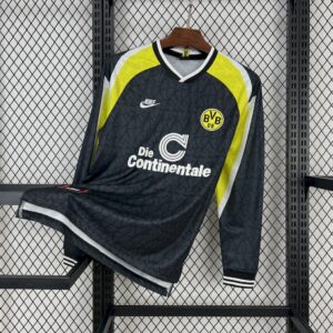Retro Borussia Dortmund 1995/96 Away Long Sleeve Jersey