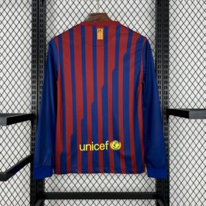 Alternative view of Retro Barcelona 2011/12 Home Long Sleeve Jersey