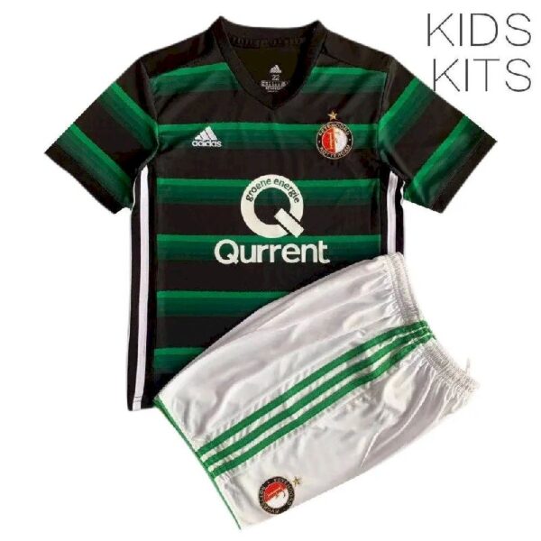 Feyenoord 201718 Away Kids Jersey And Shorts Kit 41438 1