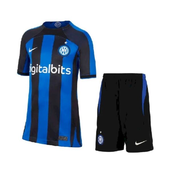 Inter Milan 202223 Home Kids Jersey And Shorts Kit 47214