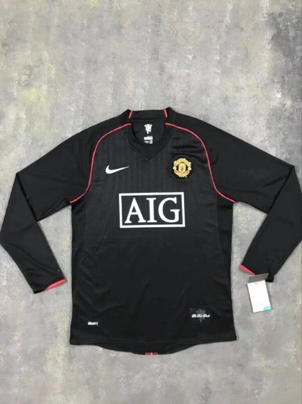 Manchester United 20072008 Third Ls Retro Jersey 33453