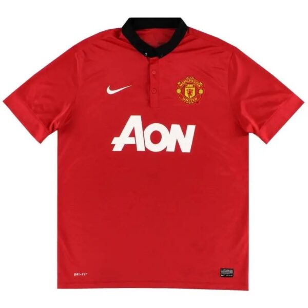 Manchester United 20132014 Home Retro Jersey 33364