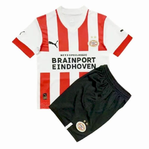 Psv Eindhoven 202223 Home Kids Jersey And Shorts Kit 1