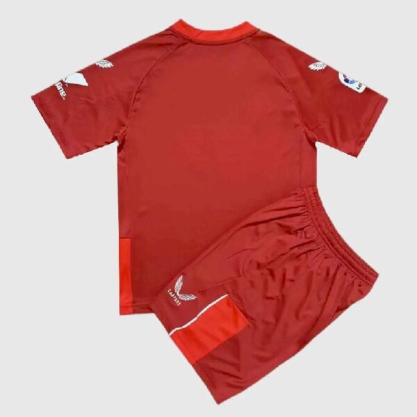 Sevilla 202223 Away Kids Jersey And Shorts Kit 1