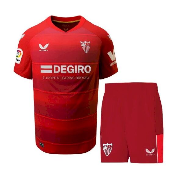 Sevilla 202223 Away Kids Jersey And Shorts Kit 46940 1