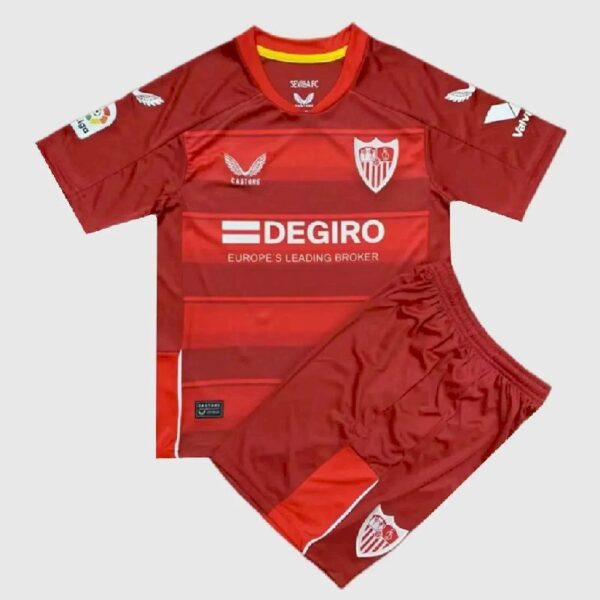 Sevilla 202223 Away Kids Jersey And Shorts Kit 46942 1