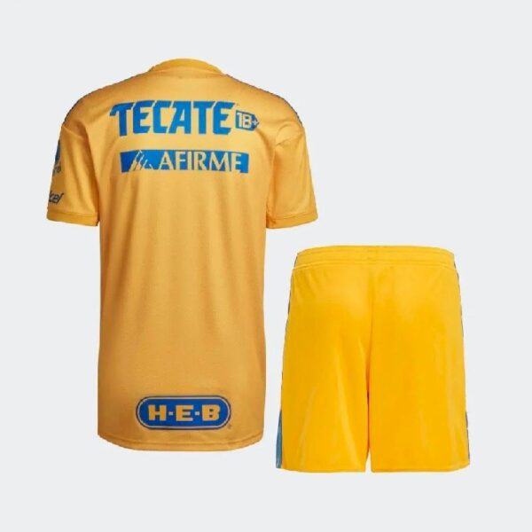 Tigres Uanl 202223 Home Kids Jersey And Shorts Kit