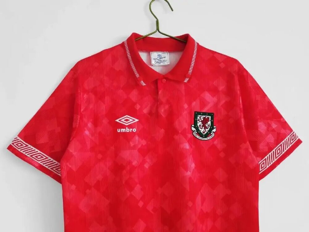 Wales 19901992 Home Retro Jersey 37169