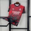 Mens Real Madrid 2024/25 Red and black dragon Jersey
