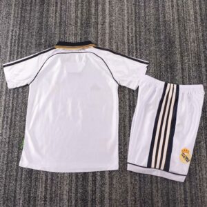 Alternative view of Retro Real Madrid 1998/00 Home Kids Kit