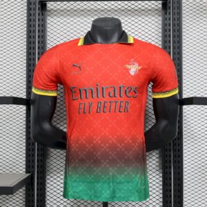 Mens AC Milan 2025/26 Co-Branded Red Edition Jersey Player Version