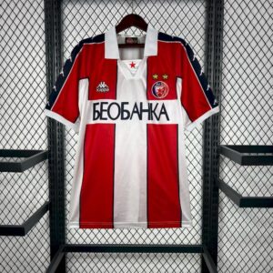 Mens Red Star Belgrade 1995/97 Home Retro Jersry