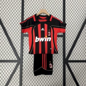 Retro AC Milan 2006/07 Home Kids Kit