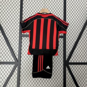 Alternative view of Retro AC Milan 2006/07 Home Kids Kit