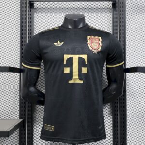 Mens Bayern Munich 2024/25 125 Anniversary Black Jersey Player Version